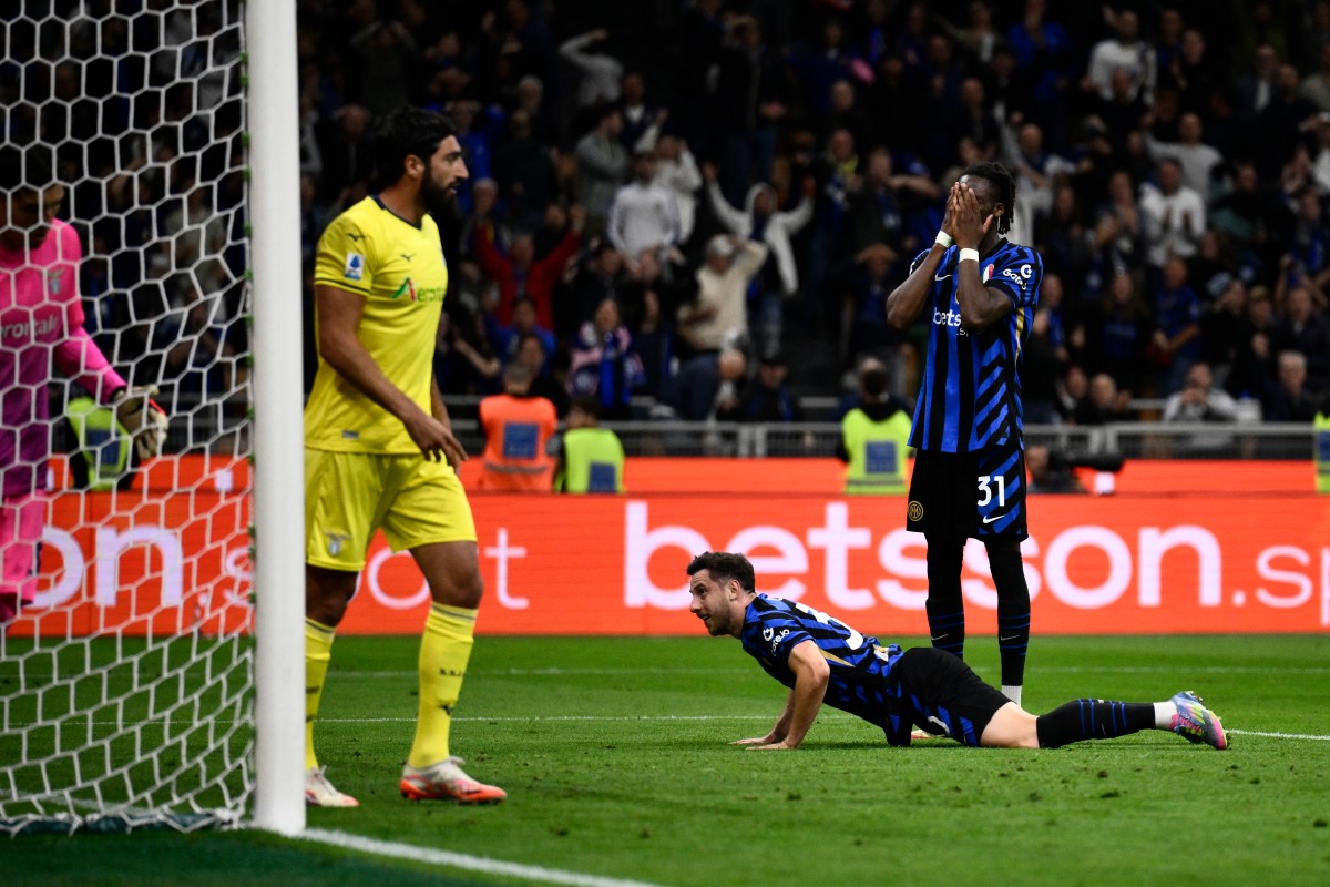 إنتر ميلان أمام لاتسيو (أ ف ب)