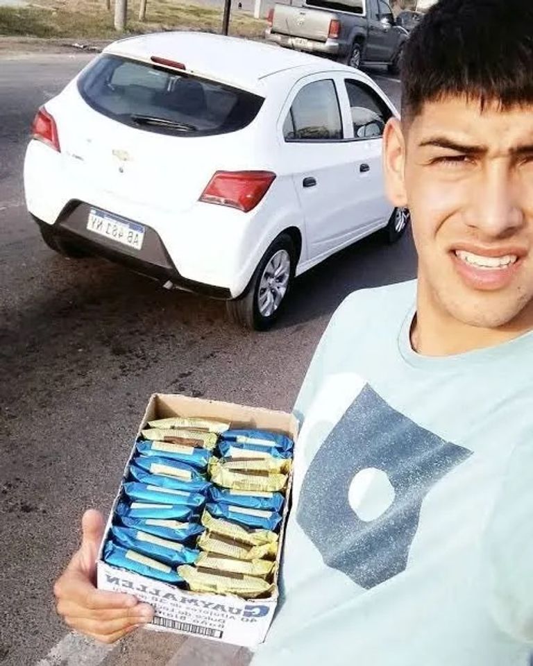 ريفيرو لاعب منتخب الأرجنتين. (إكس)