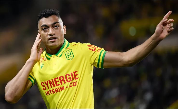 مصطفى محمد لاعب نانت الفرنسي (وكالات)