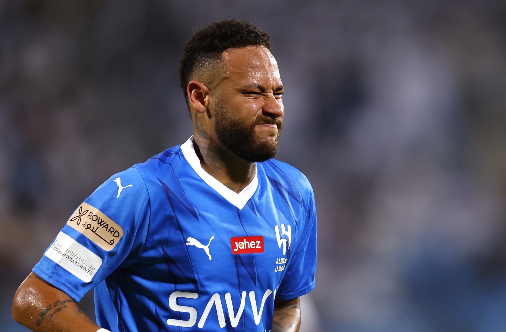 نيمار بقميص الهلال (اكس)