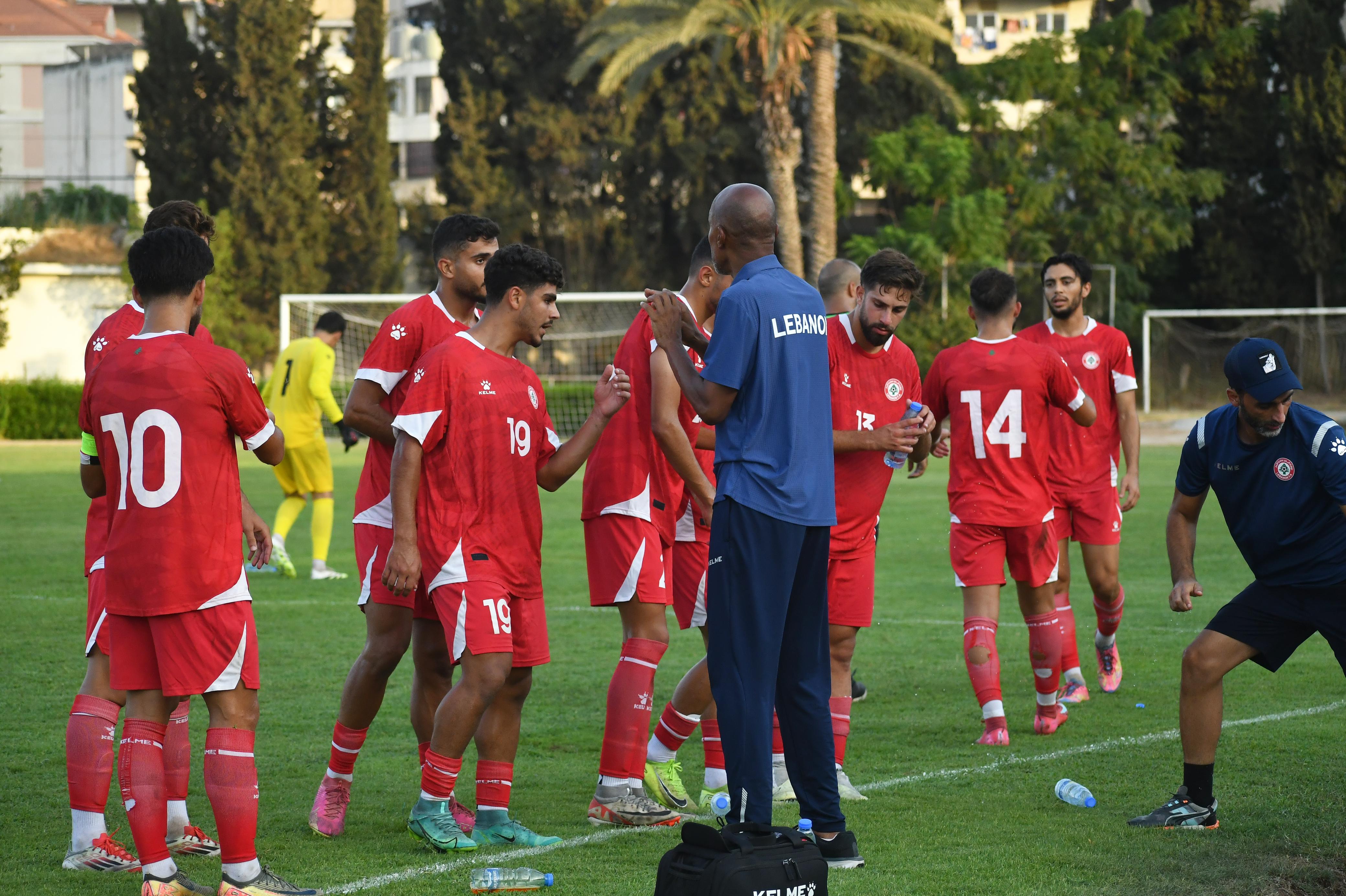  جانب من مباراة المنتخب الأولمبى وسوريا (وكالات)