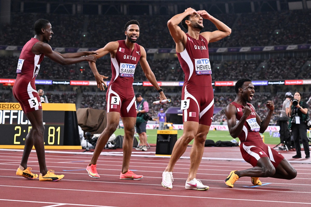 منتخب قطر (أ ف ب)