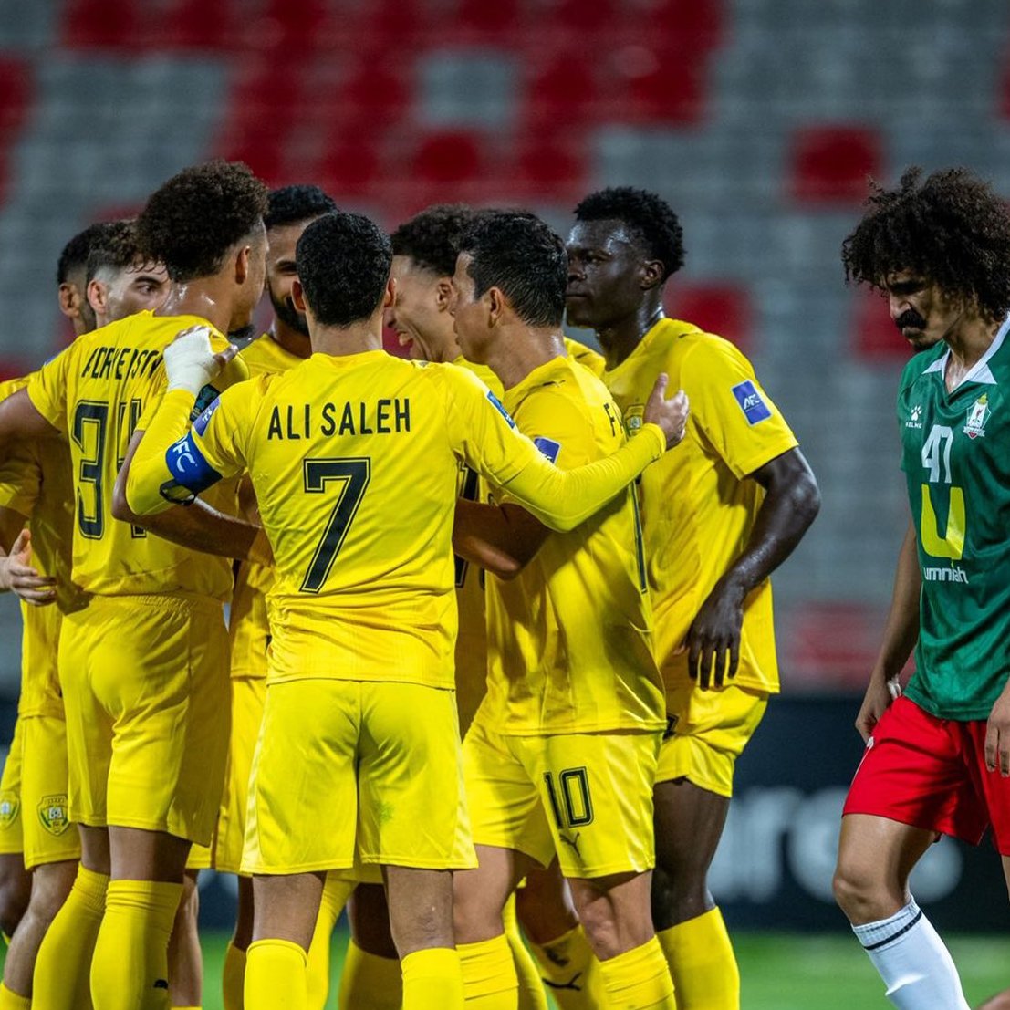 جانب من مباراة الوصل والوحدات (إكس)
