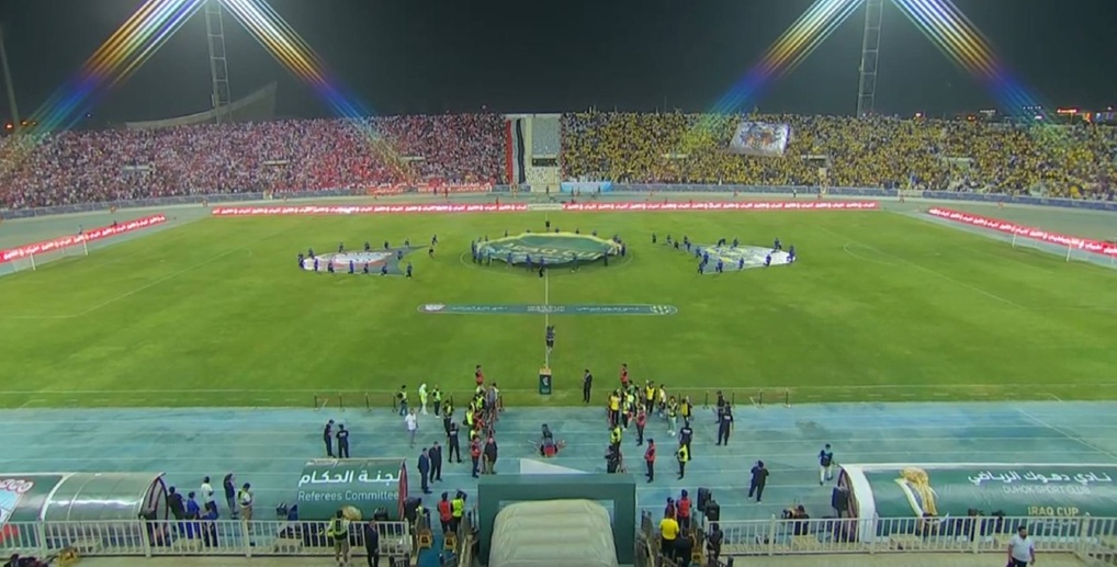 الجماهير خلال لقاء دهوك وزاخو (إكس)