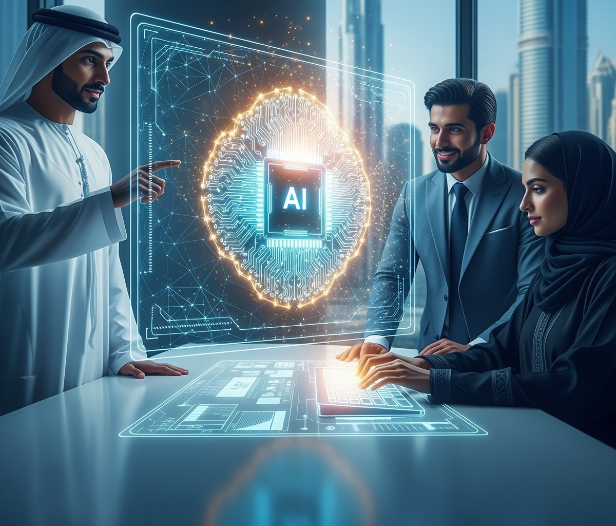 استثمارات الإمارات في الذكاء الاصطناعي (وكالات)