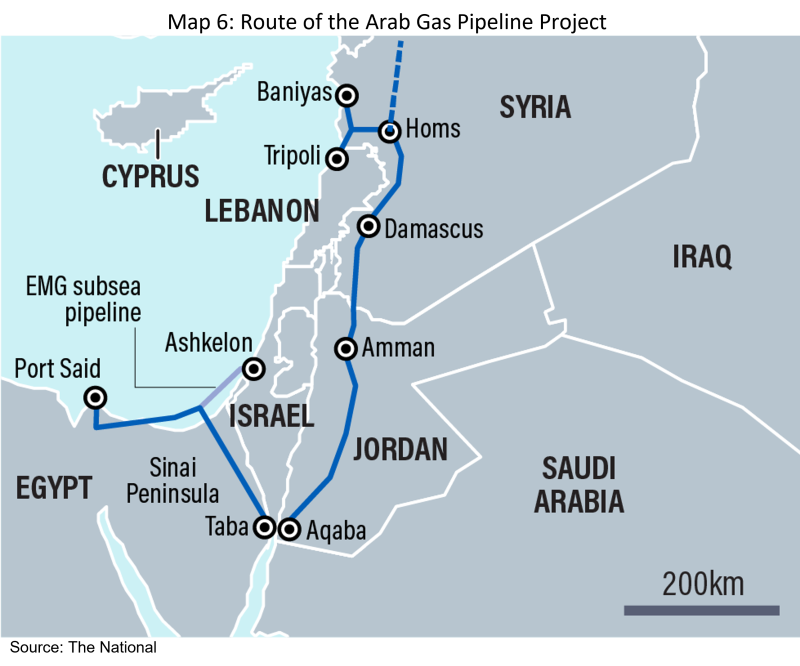 خط الغاز العربي (وكالات)