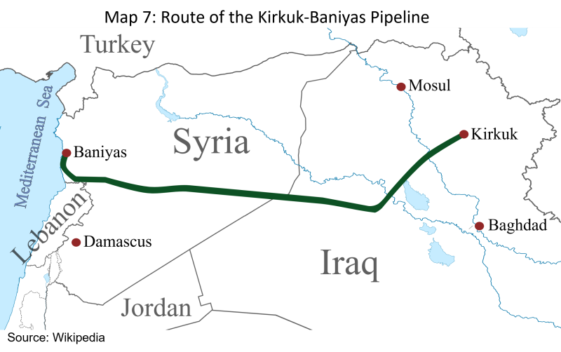 (وكالات) خط كركوك - بانياس