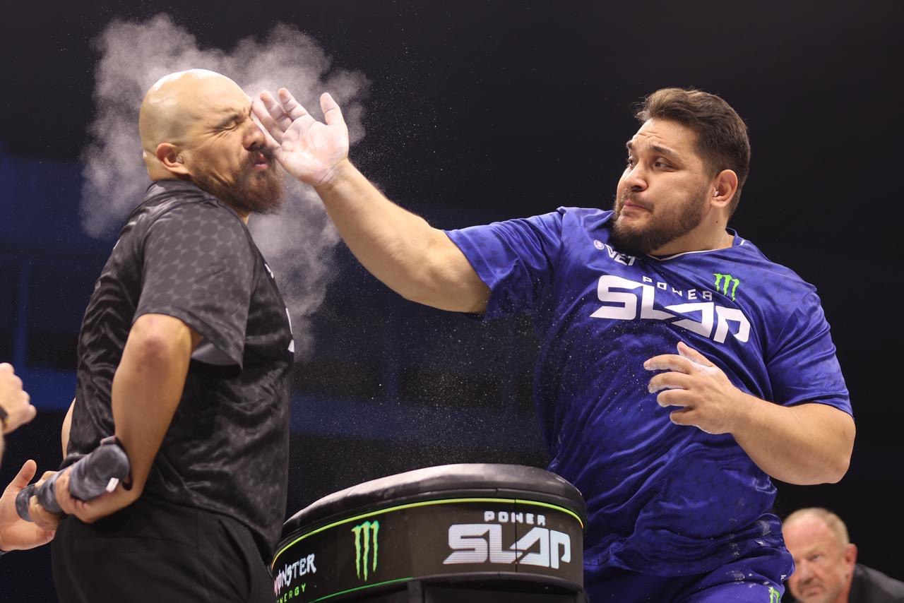 من بطولة Power Slap 17 في موسم الرياض 2025. (وكالات) 