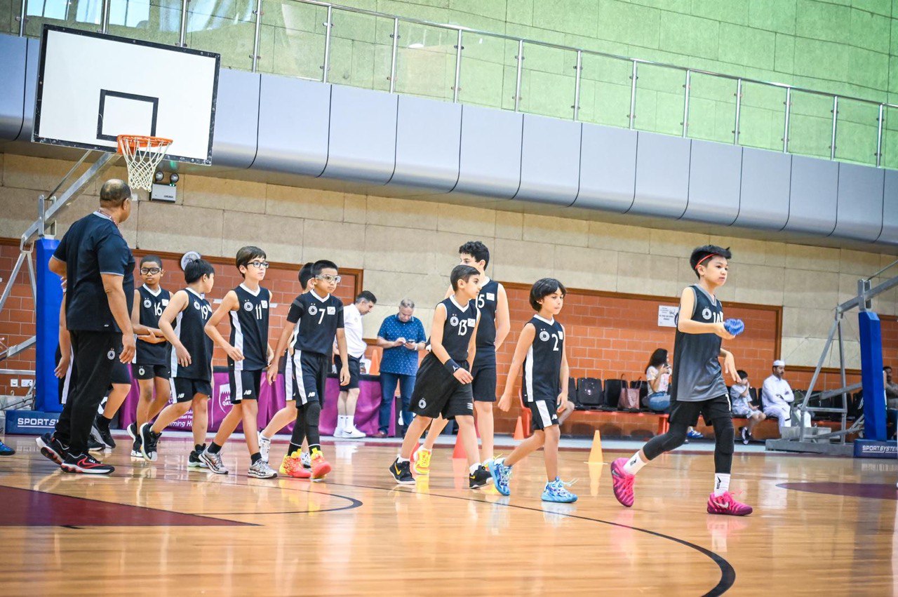 من مهرجان البراعم لكرة السلة في قطر. (وكالات) 