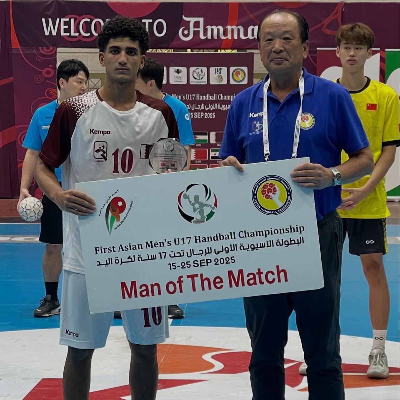 أفضل لاعب في مباراة قطر والصين (فيسبوك) 