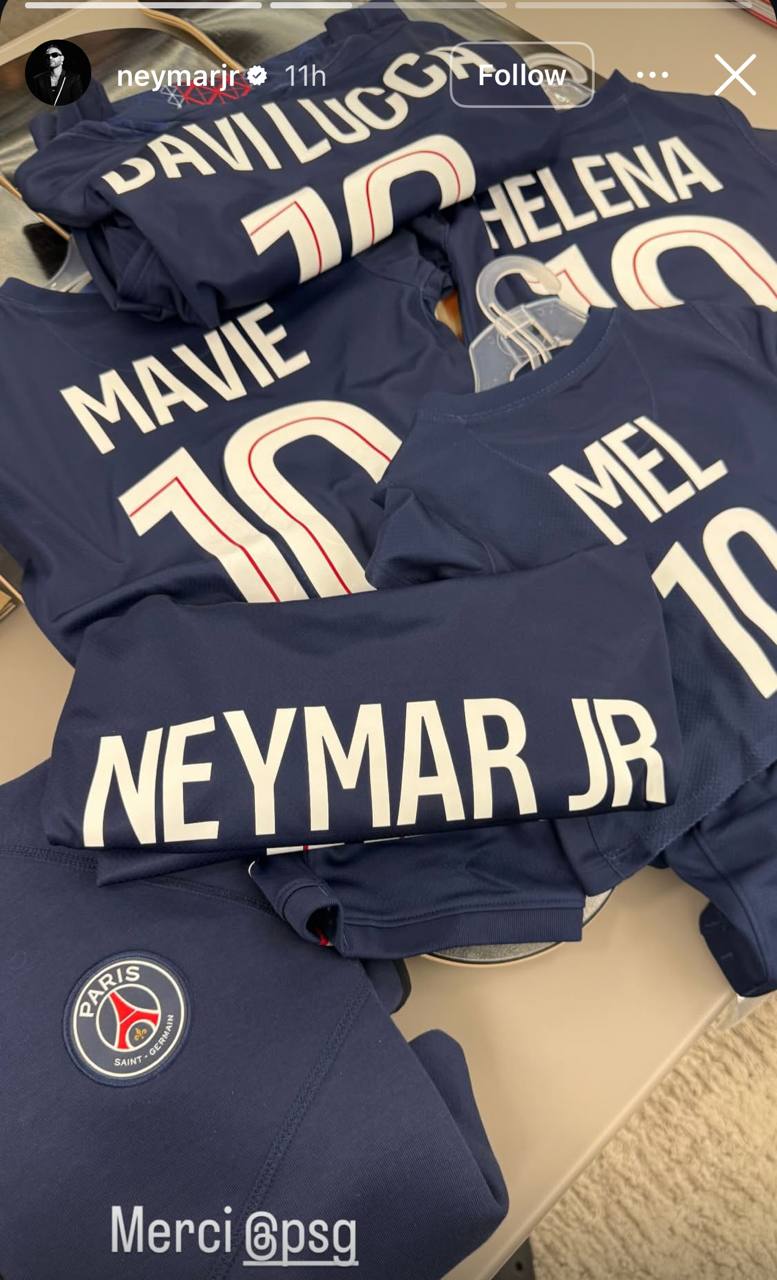 منشور نيمار. (إنستغرام) 