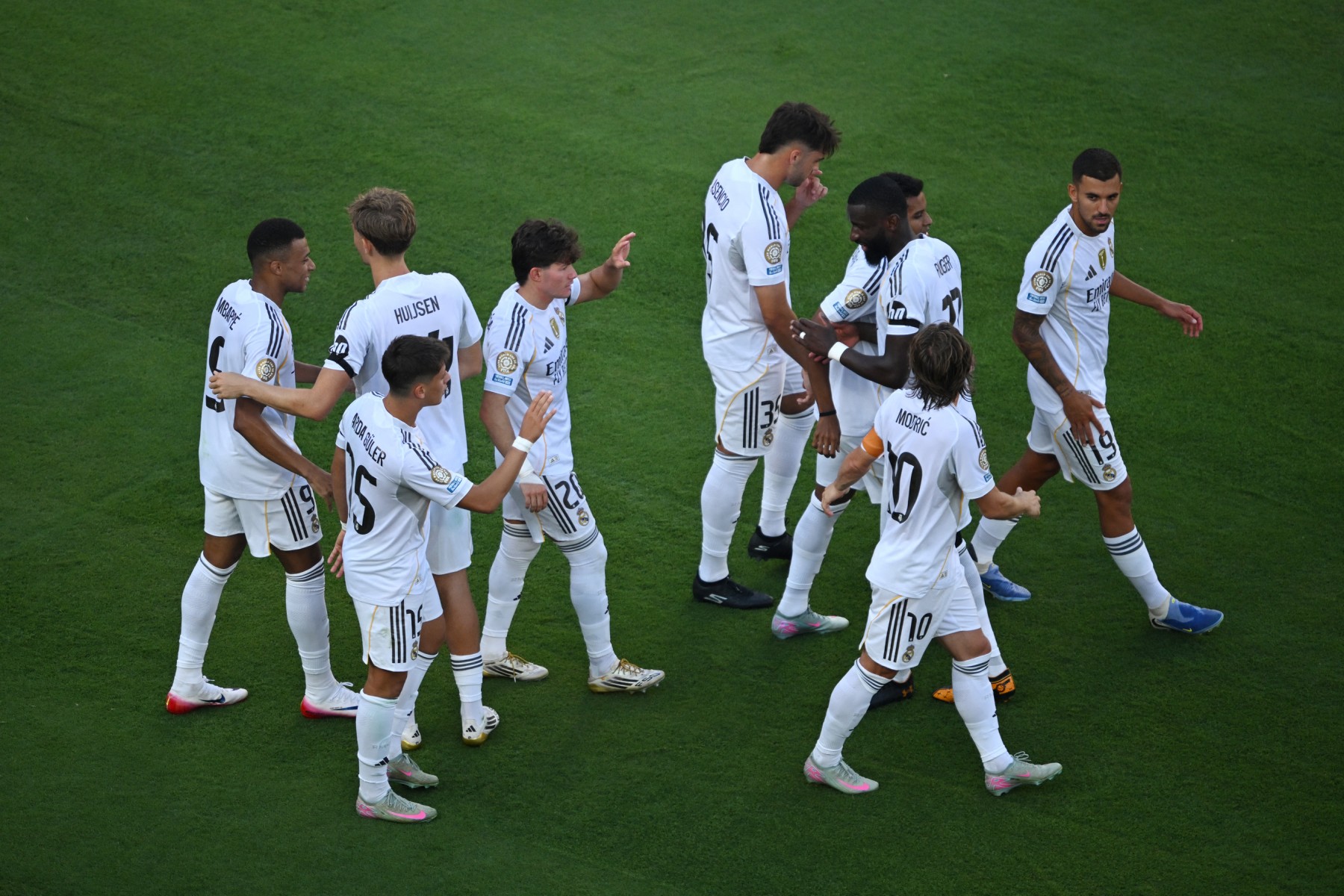 من لقاء ريال مدريد وبوروسيا دورتموند (أ ف ب)