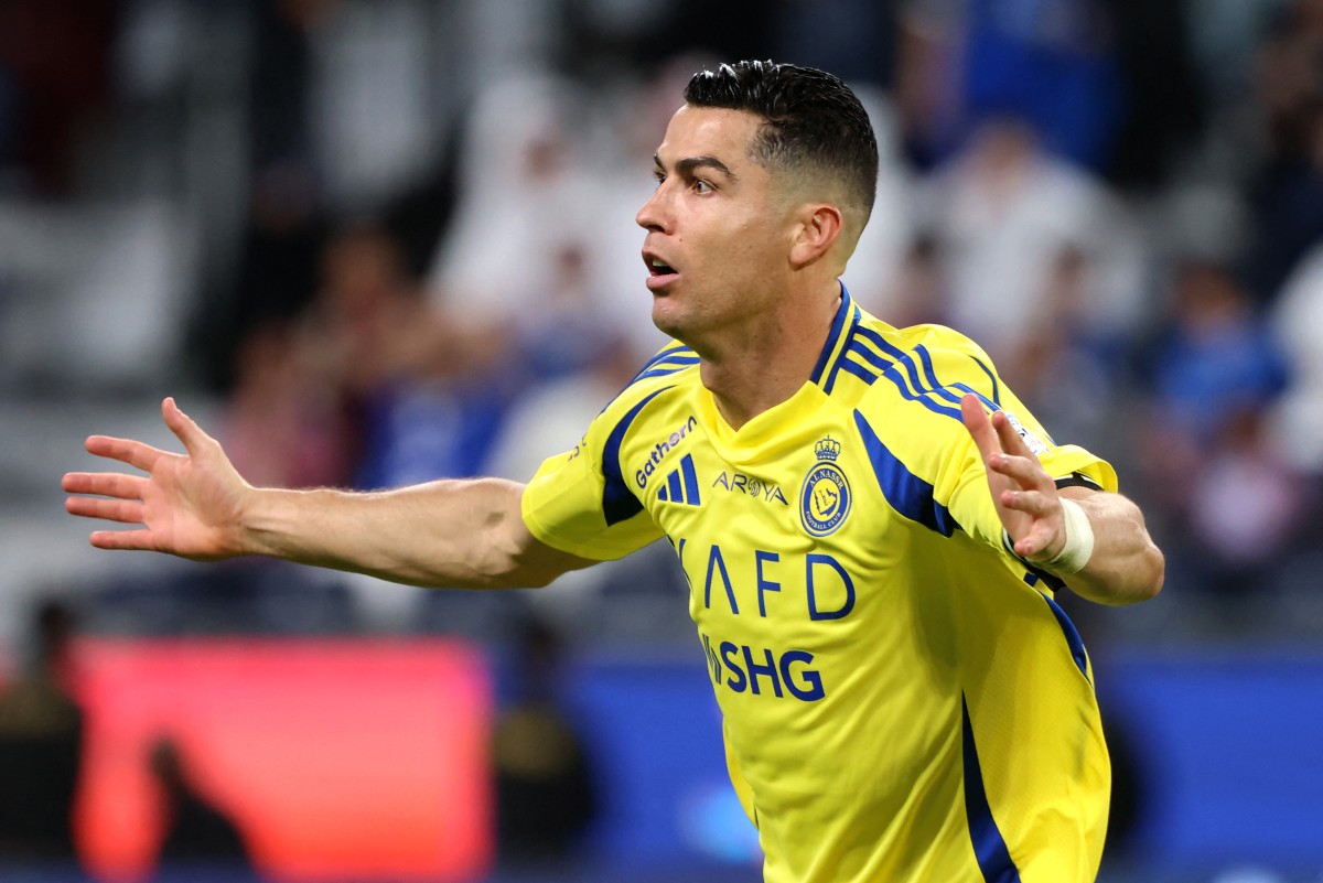 كريستيانو رونالدو نجم النصر (أ ف ب)