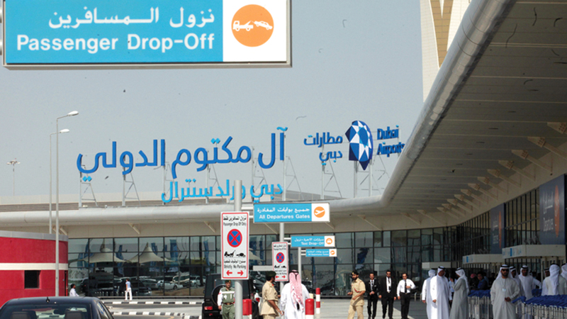 مطار آل مكتوم (إكس).