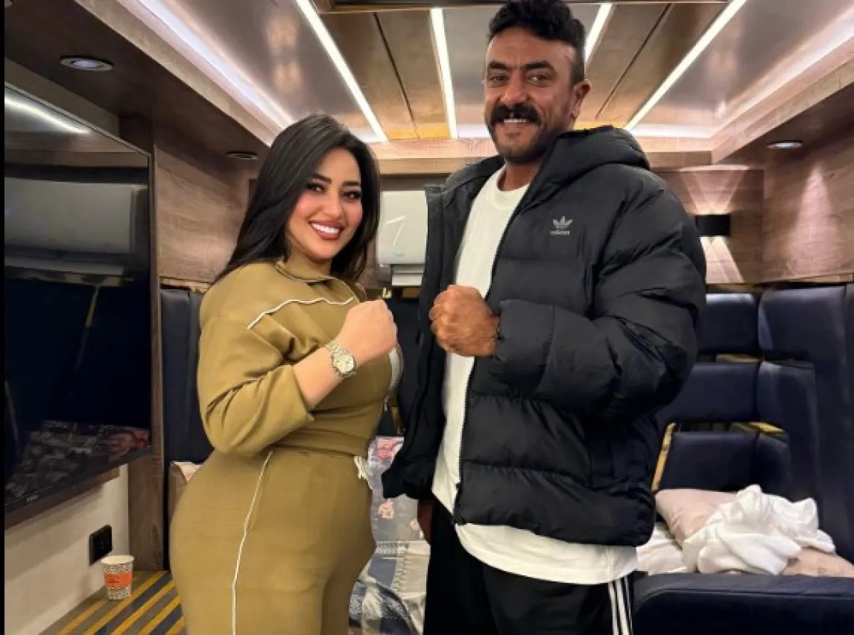 أحمد العوضي ورحمة محسن (سوشيال ميديا)
