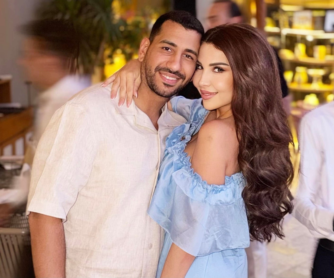 أميرة بدر وزوجها (سوشيال ميديا)