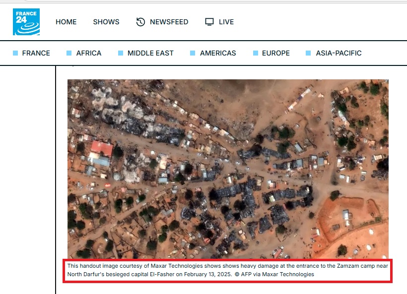 الصورة منشورة في موقع فرانس 24 