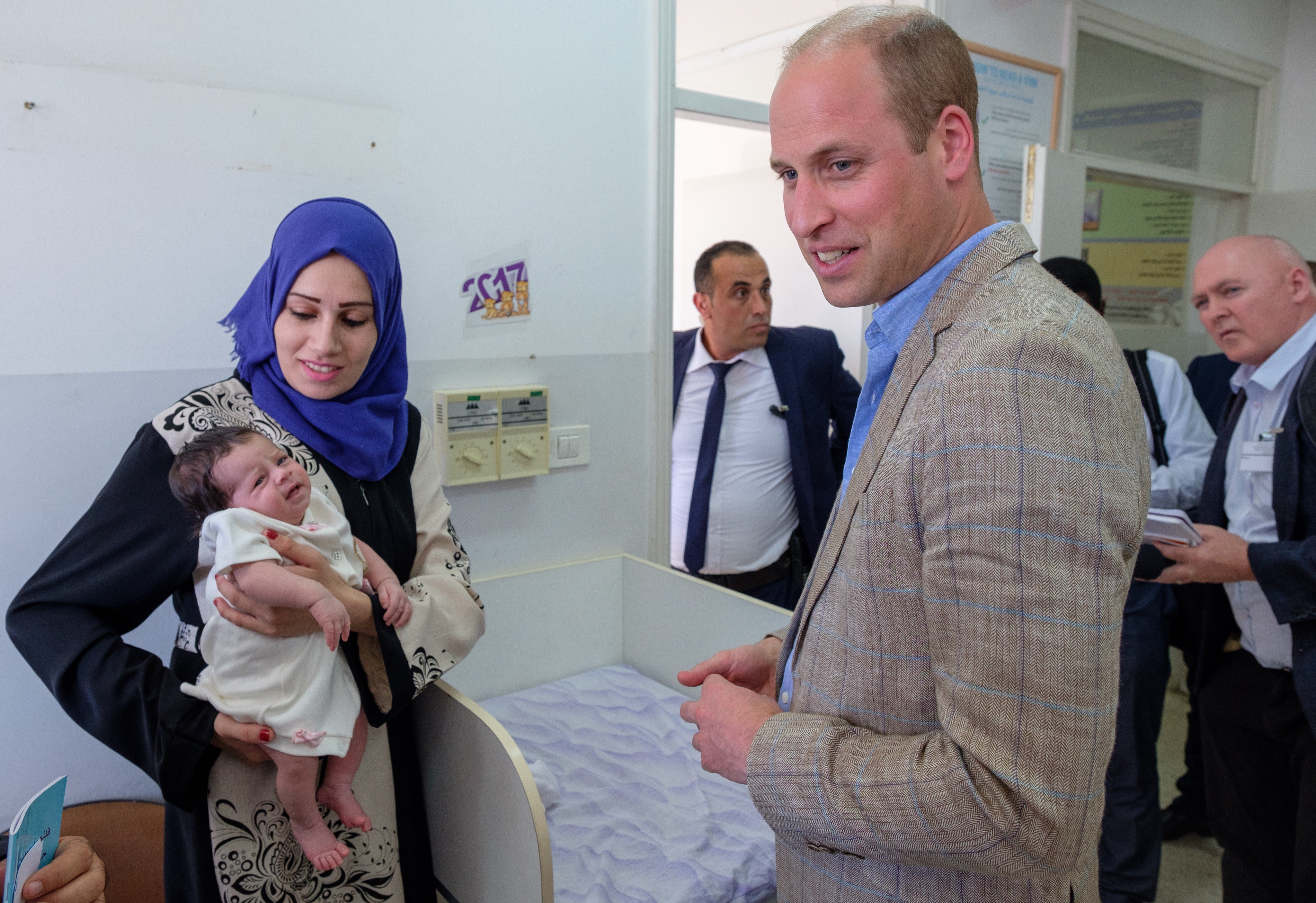 الأمير ويليام في رام الله عام 2018 (إكس)