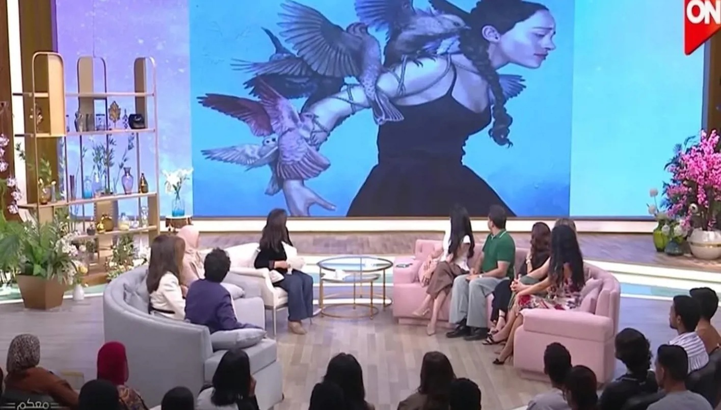 اللوحة التي كشفت السرقة الفكرية (سوشيال ميديا)