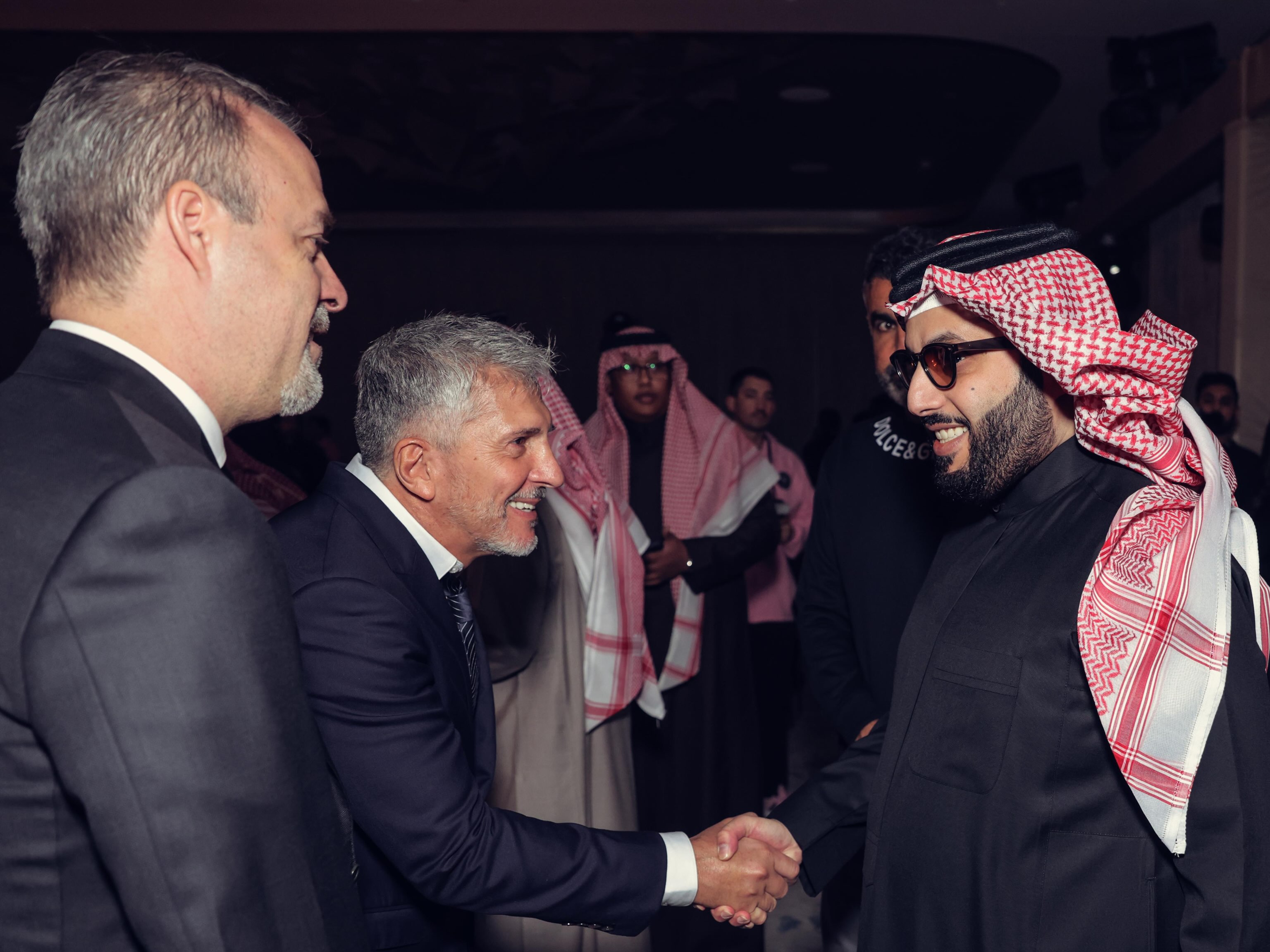 تركي آل الشيخ وخورخي ميسي (سوشيال ميديا)