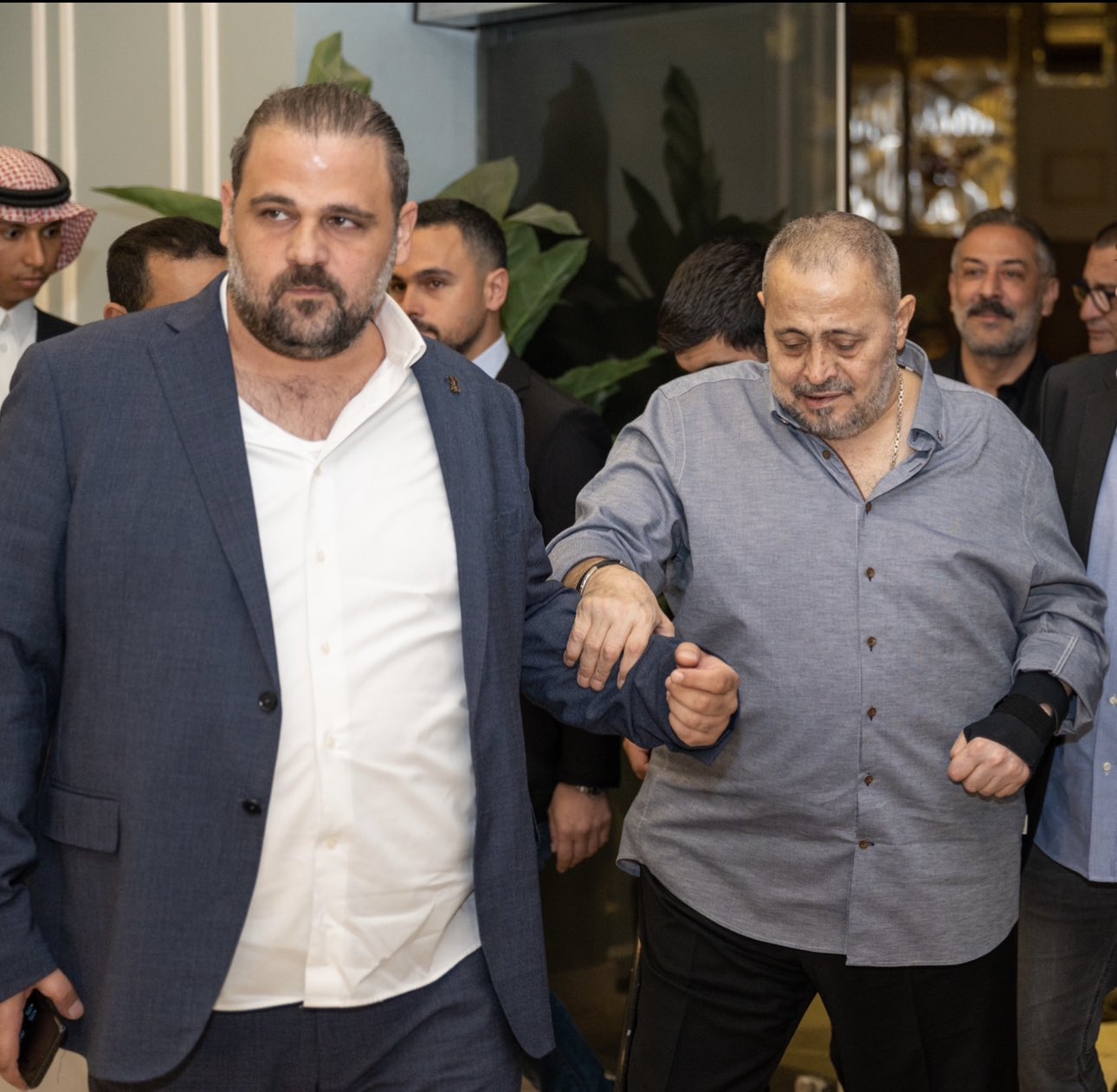 جورج وسوف ونجله وديع (سوشيال ميديا)