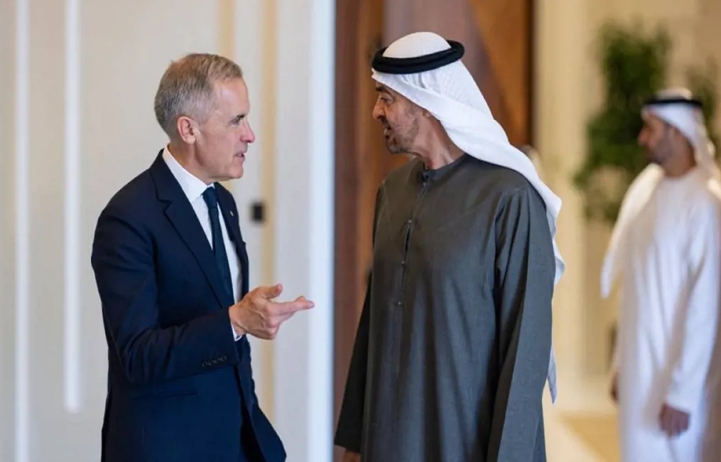 رئيس دولة الإمارات ورئيس الوزراء الكندي (وكالات)