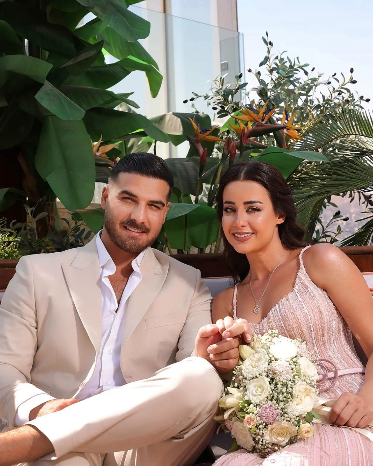 روعة السعدي وحسن خليل (فيسبوك)