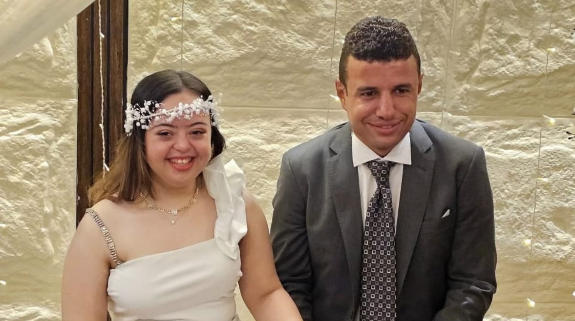 سما رامي وعريسها (سوشيال ميديا)