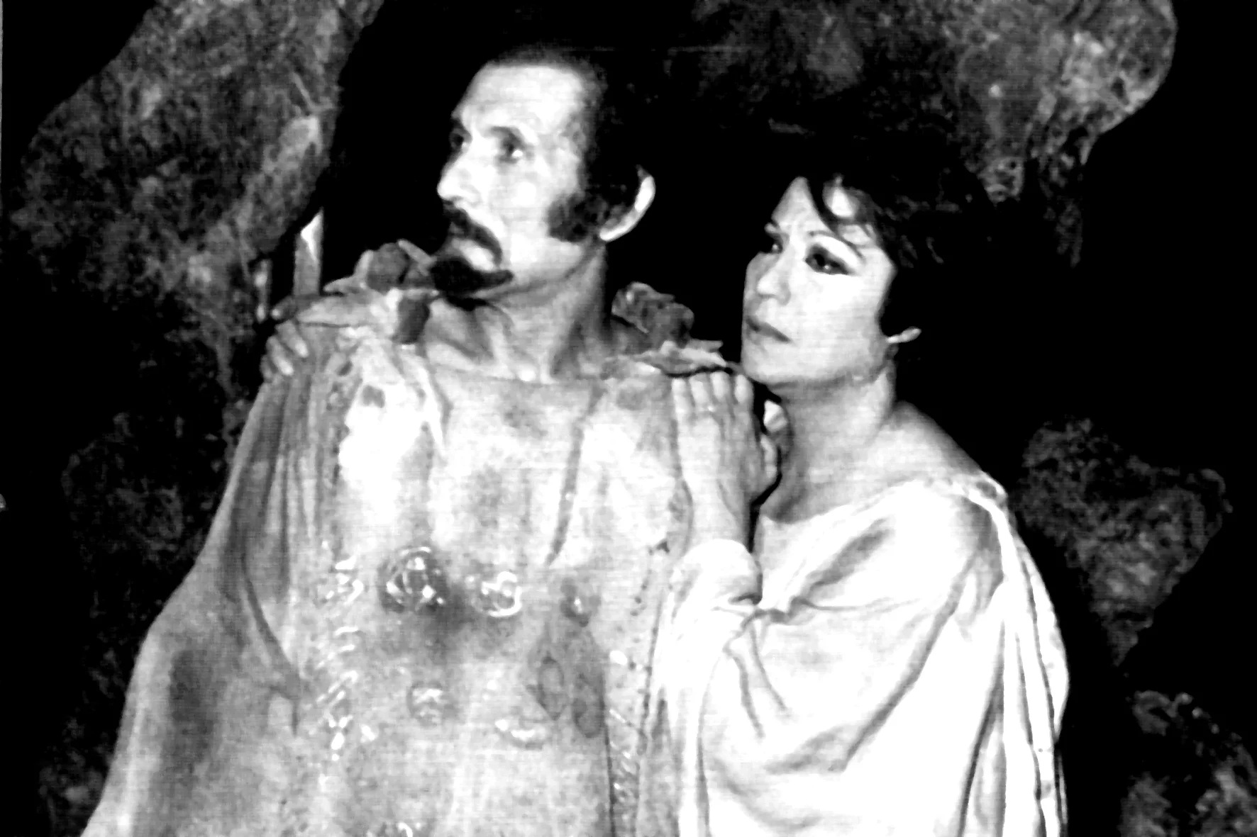 سميحة أيوب وعبدالله غيث