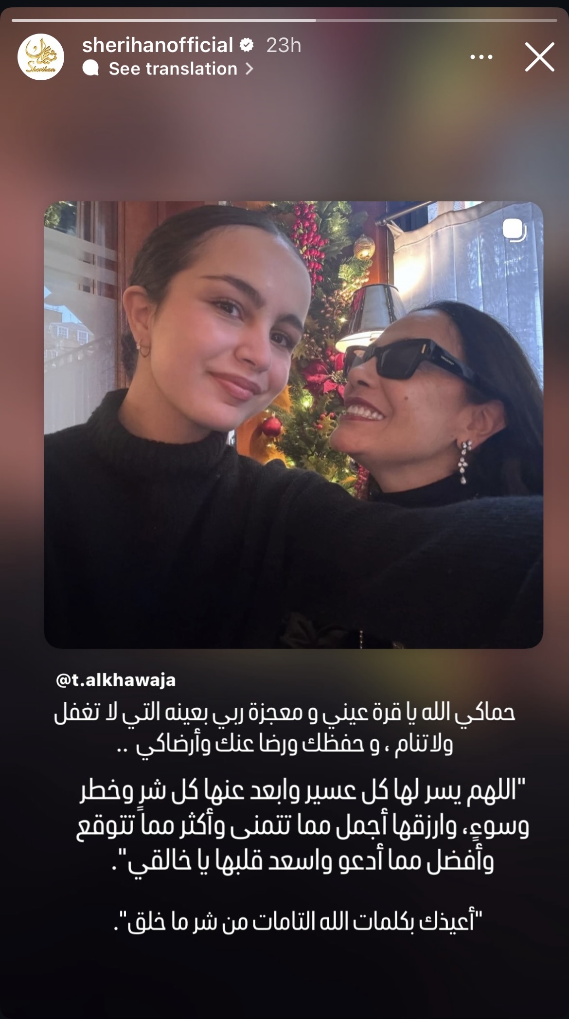 شريهان وابنتها (إنستغرام)