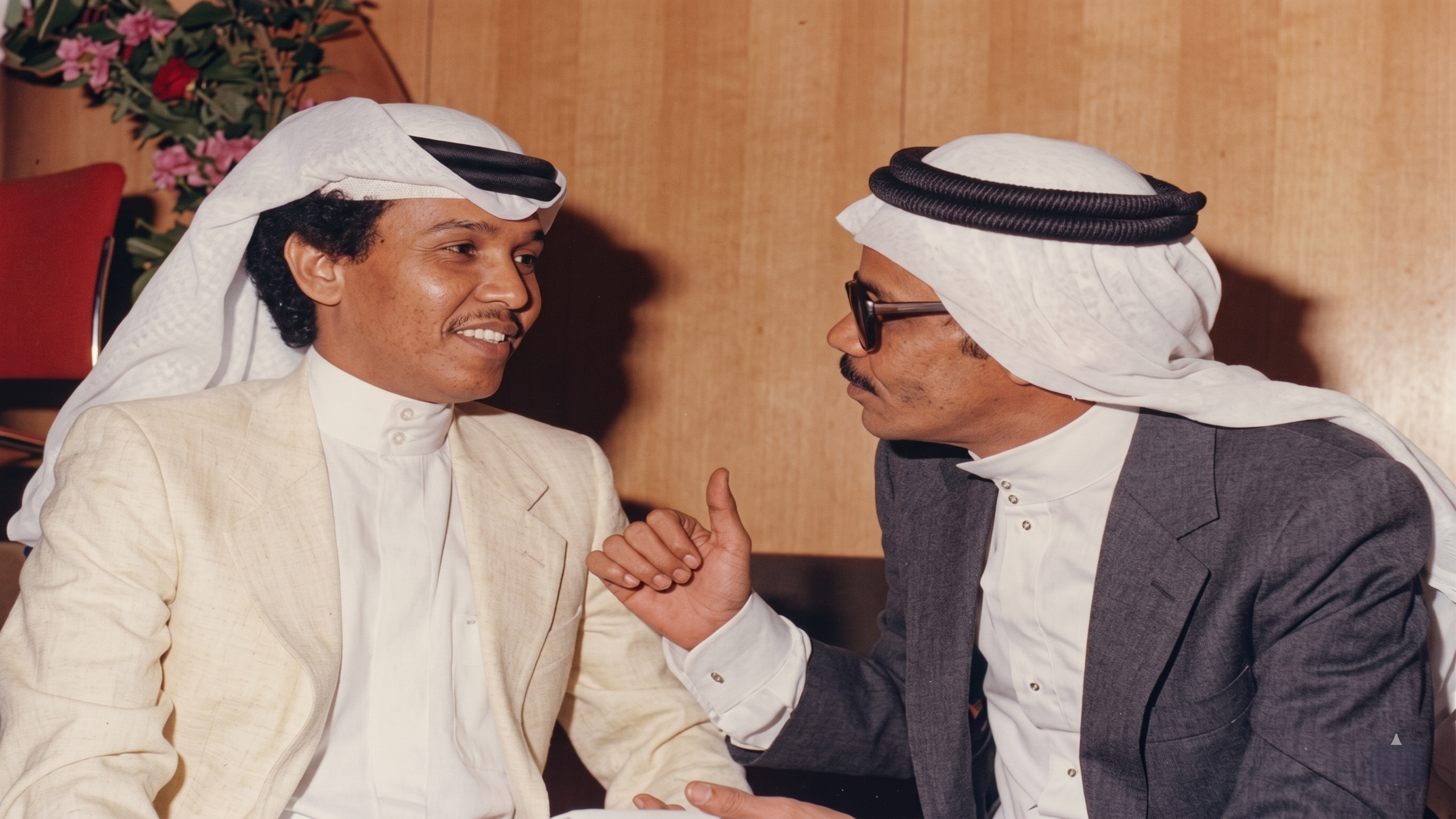 طلال مداح ومحمد عبده (سوشيال ميديا)