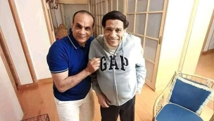 عادل إمام في عيد ميلاده الثالث والثمانين (سوشيال ميديا)