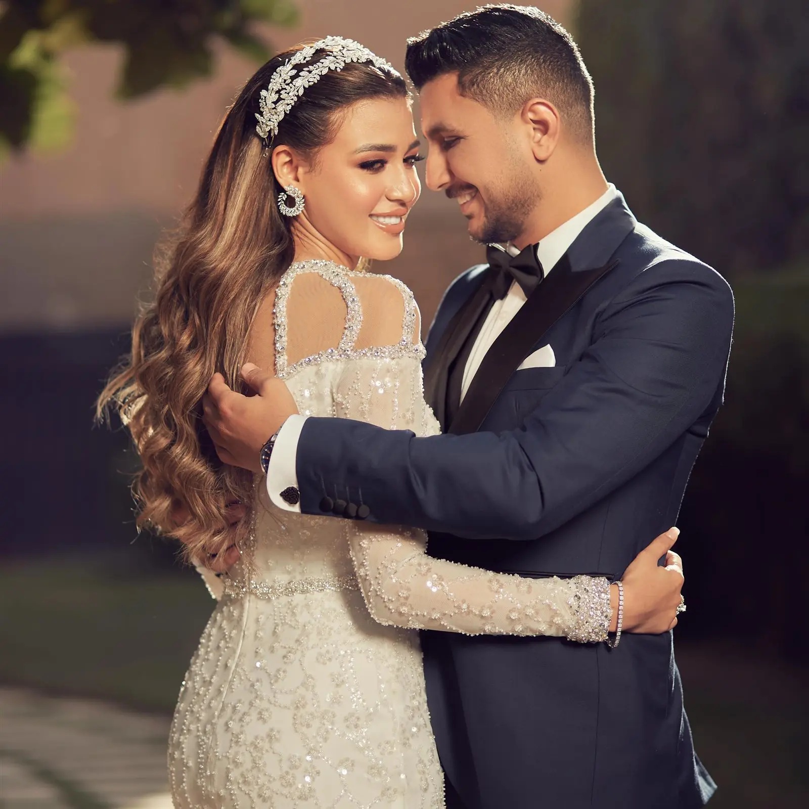 علي غزلان وفرح شعبان (إنستغرام)