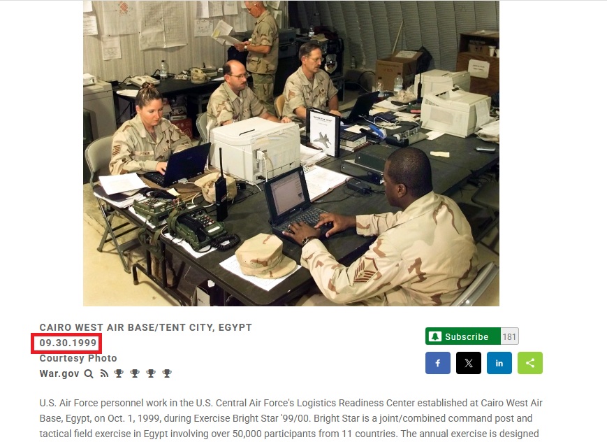 الصورة منشورة في موقع DVIDS