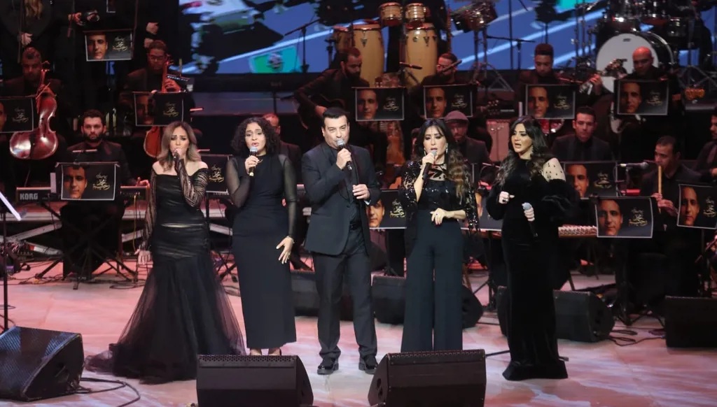 فنانون مصريون يغنون من ألحان محمد رحيم (سوشيال ميديا)