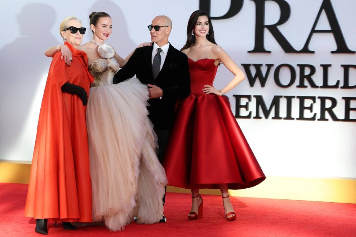 في العرض الأول للفيلم (أ ف ب)