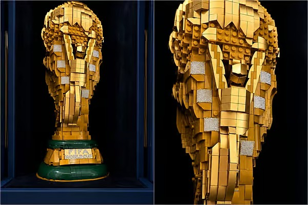 مجسم كأس العالم (سوشيال ميديا)