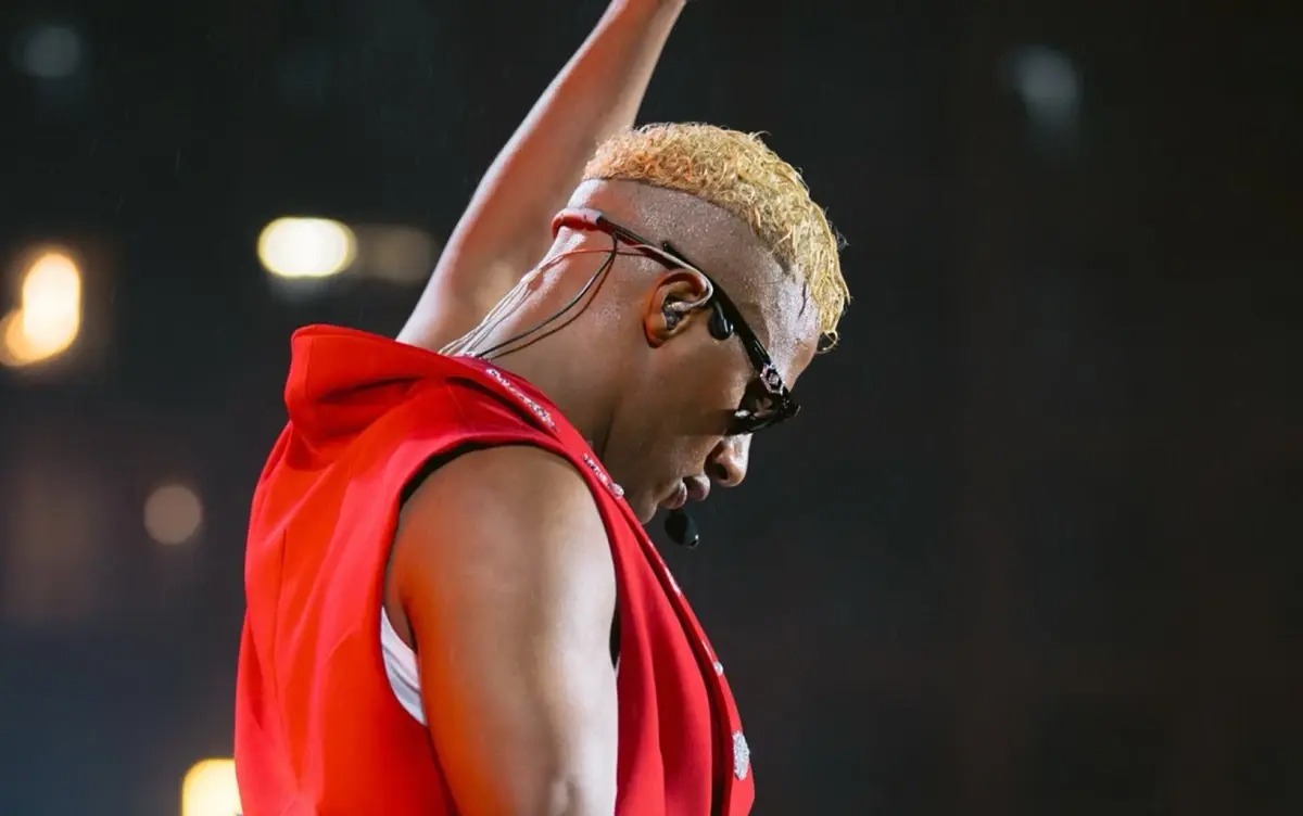 محمد رمضان في الحفل (سوشيال ميديا)