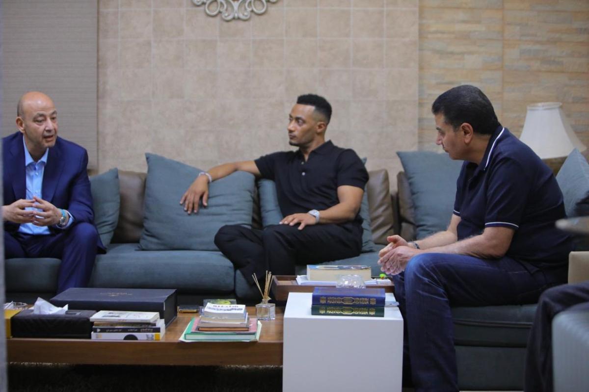 محمد رمضان وعمرو أديب (يوتيوب)