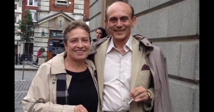 محمد صبحي وزوجته (سوشيال ميديا)