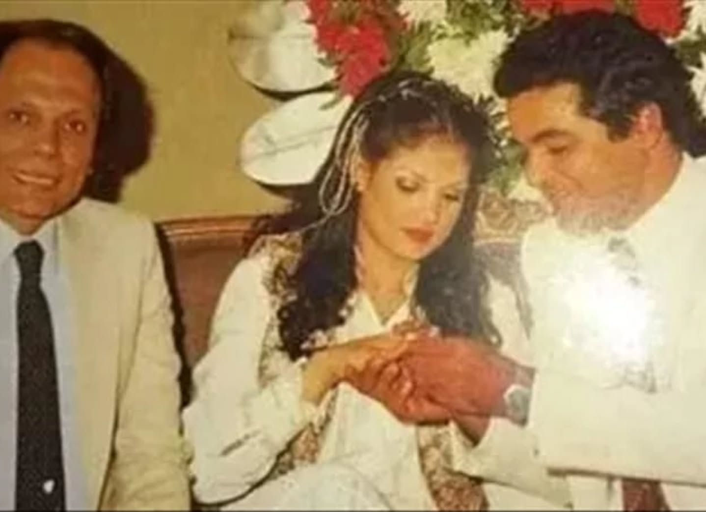 مصطفى متولي وزوجته وعادل إمام (سوشيال ميديا)