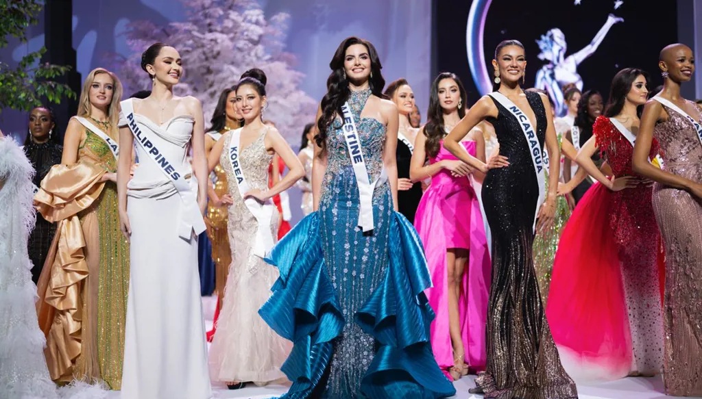 ملكة جمال فلسطين نادين أيوب (سوشيال ميديا)