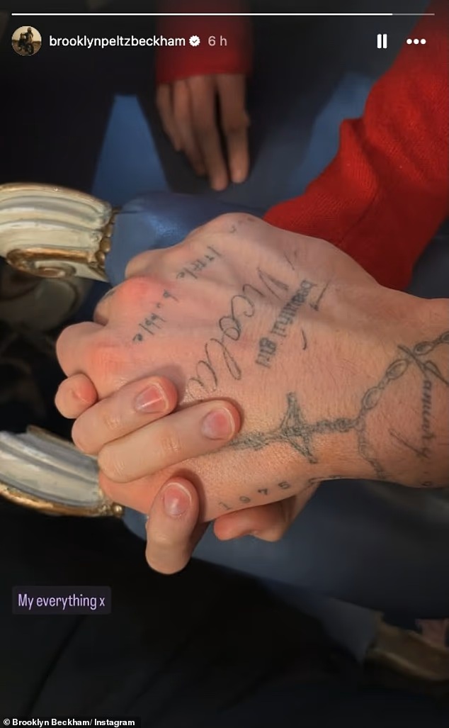 منشور بروكلين بيكهام (إنستغرام)