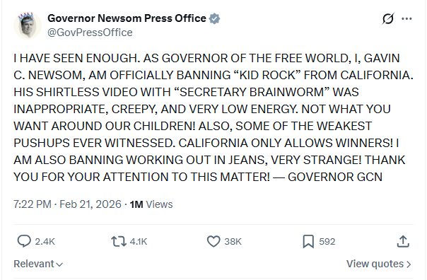 منشور نيوسوم (إكس)