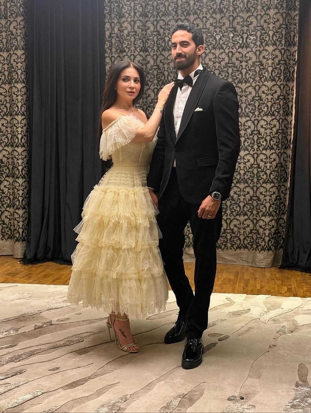 مي عز الدين وعريسها (إنستغرام)