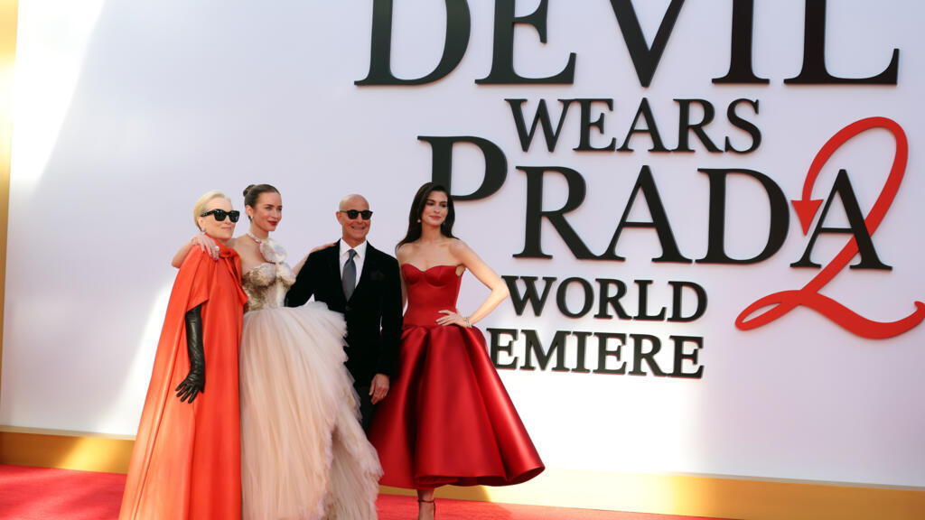 نجوم الشيطان يرتدي برادا (أ ف ب)