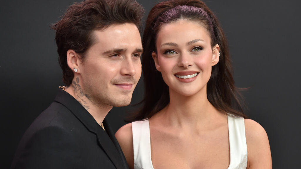 نيكولا بيلتز وبروكلين بيكهام (أ ف ب)