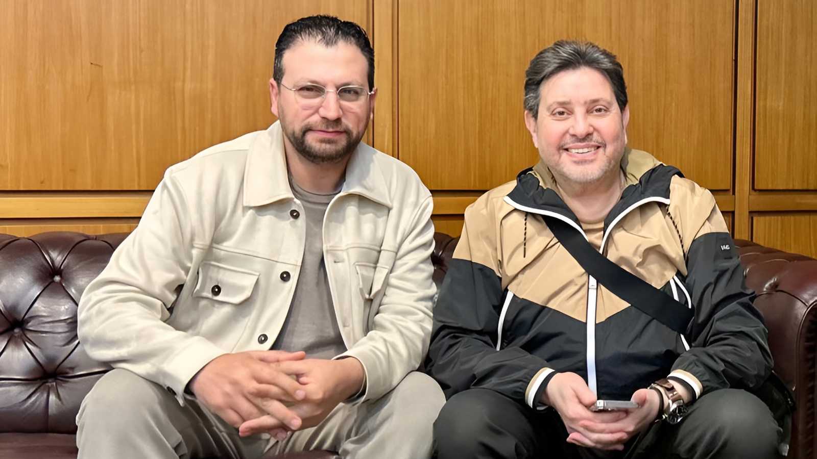 هاني شاكر وخضر عكنان (سوشيال ميديا)