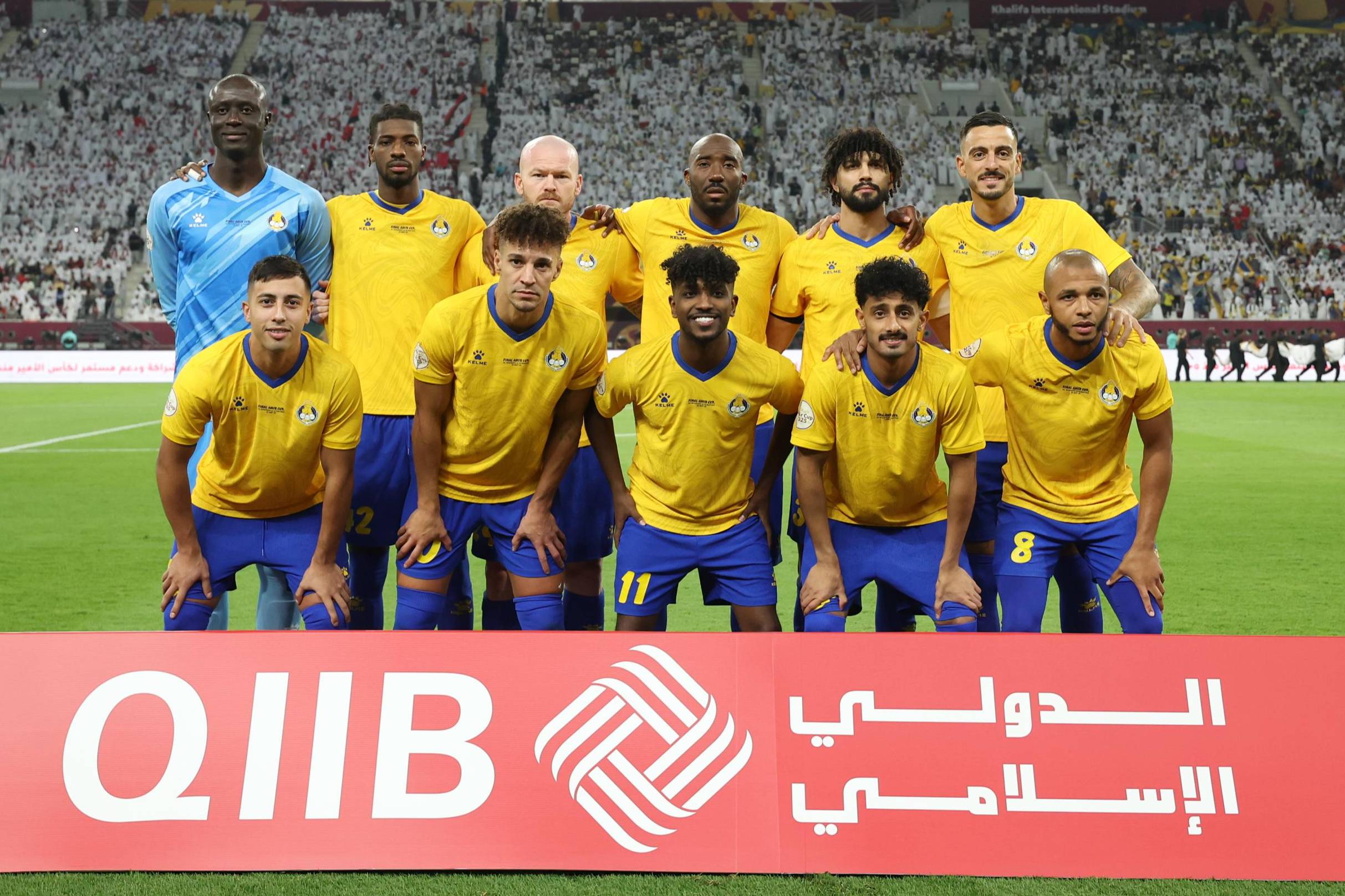 لاعبو الغرافة. (وكالات) 