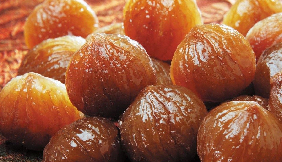  حلوى الـ Marrons Glacés الشّهيّة.